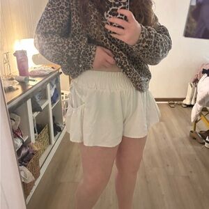 Women's White Shorts